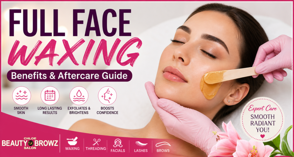 Full Face Waxing: Benefits & Aftercare Guide